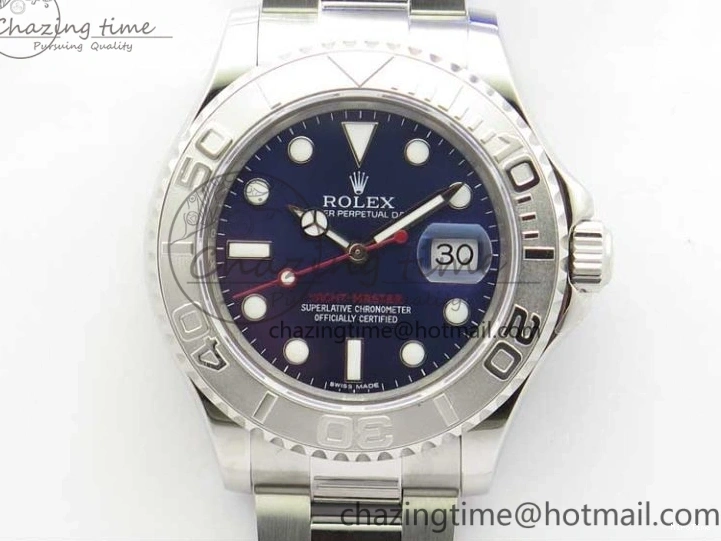 MiroTime 0510 Yacht-Master 116622 SS Bp Maker Best Edition Blue Dial on SS Bracelet SA Bright 2996